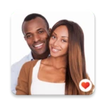 black dating: chat, meet, date android application logo